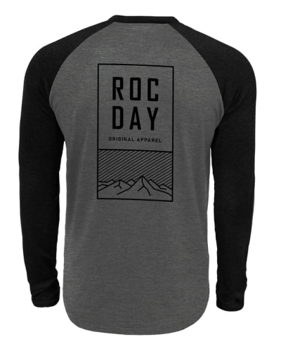 ROCDAY STAGE KOSZULKA DŁUGI RĘKAW CZARNO-SZARA
