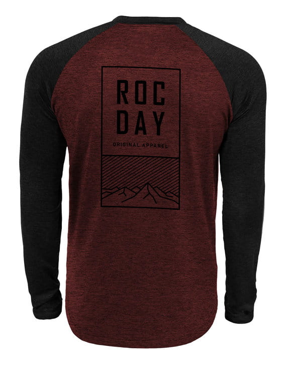 ROCDAY STAGE KOSZULKA DŁUGI RĘKAW CZARNO-CZERWONA