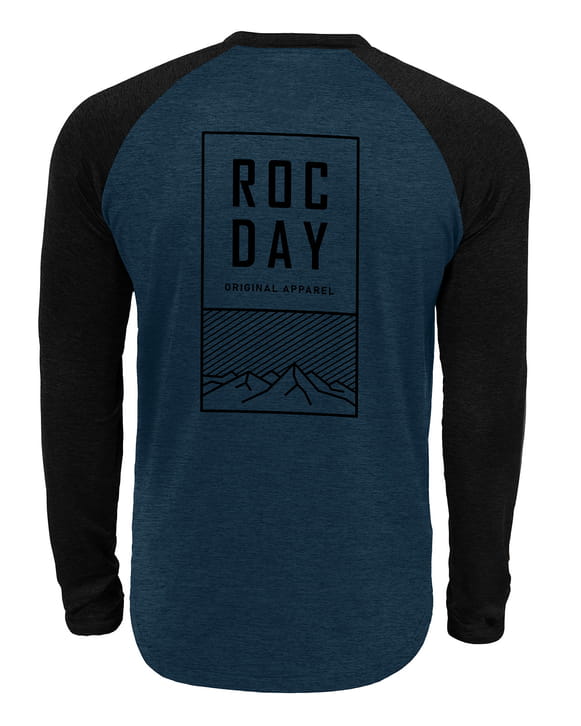 ROCDAY STAGE KOSZULKA DŁUGI RĘKAW CZARNO-NIEBIESKA