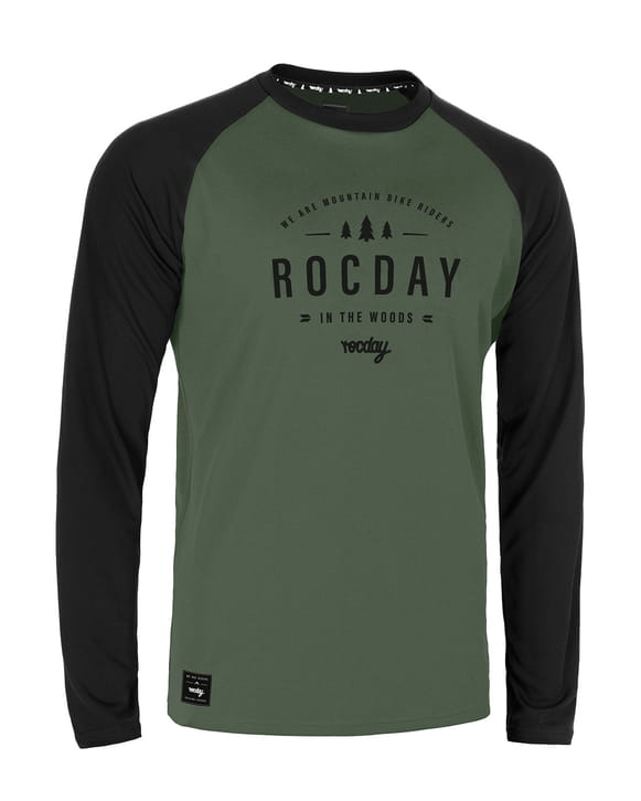 ROCDAY JERSEY PATROL CZARNO - ZIELONA