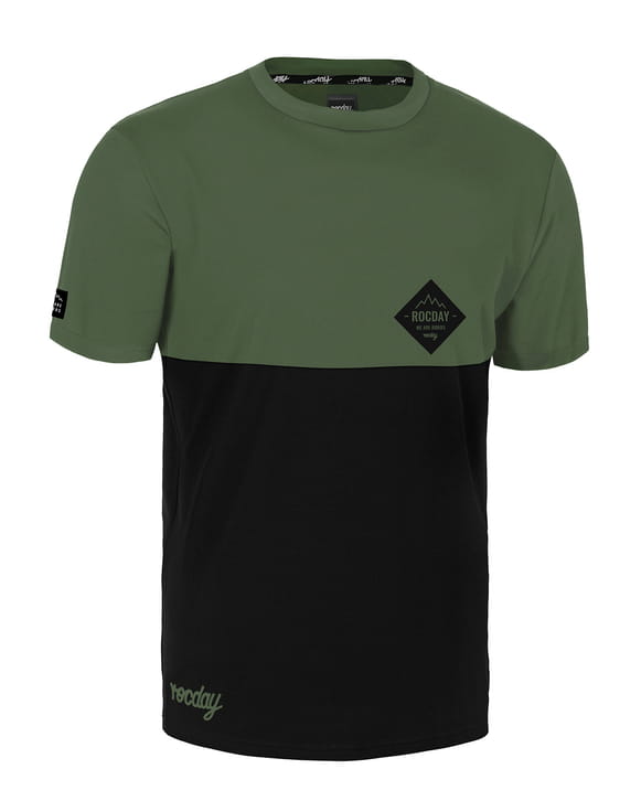 ROCDAY JERSEY Z KRÓTKIM RĘKAWEM DOUBLE ZIELONY