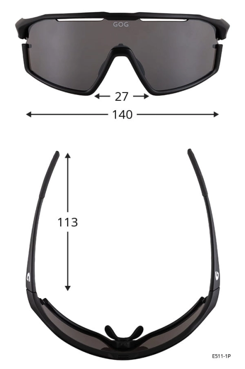 Okulary rowerowe GOG ZEUS E511-4P