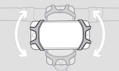 Uchwyt Na Telefon TOPEAK OMNI RIDECASE STRAP 4,5" - 6,5" BLACK