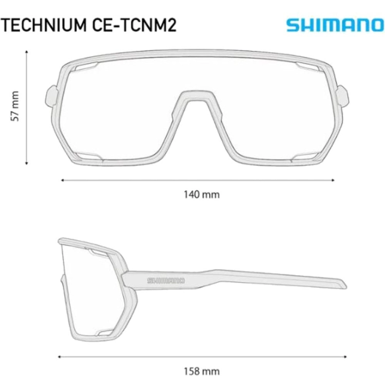 Okulary rowerowe SHIMANO CE-TCNM2 TECHNIUM L RIDESCAPE K.BRONZE GOLD
