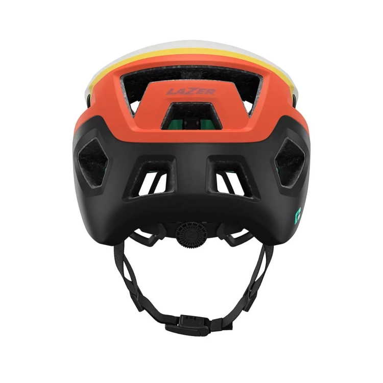 Kask rowerowy Lazer Coyote White/Orange