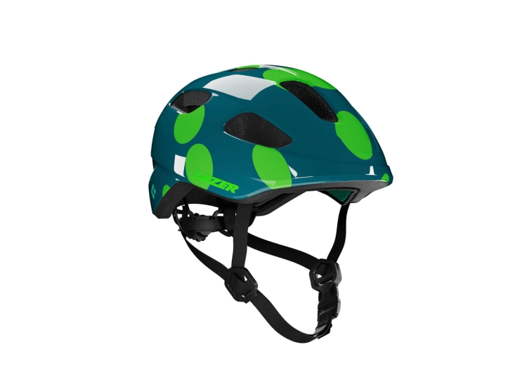 Kask rowerowy Lazer Nutz 2.0 Kids Green Dots