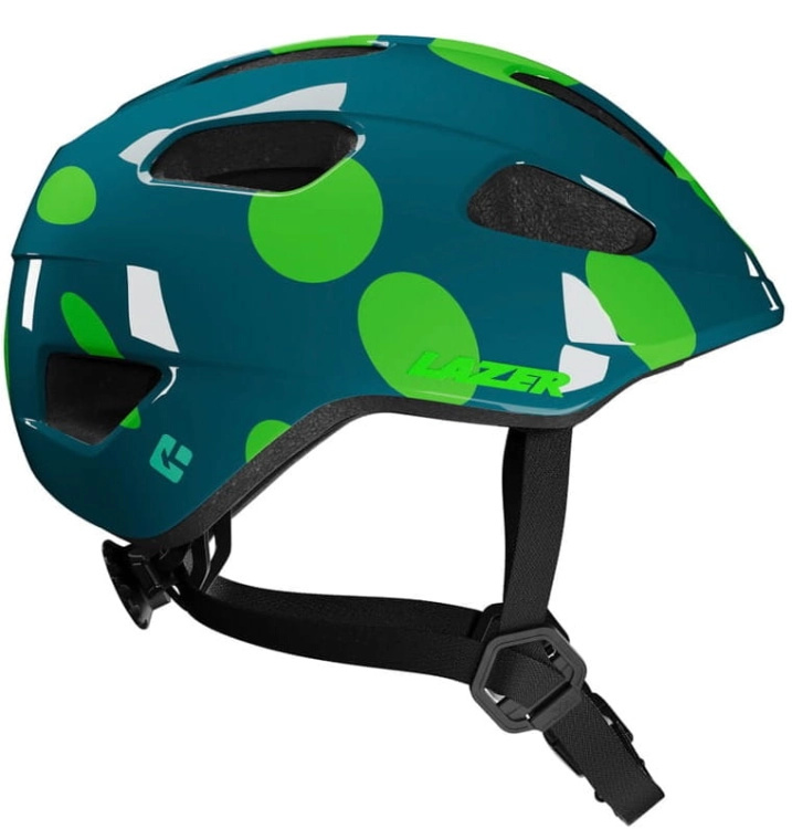 Kask rowerowy Lazer Nutz 2.0 Kids Green Dots