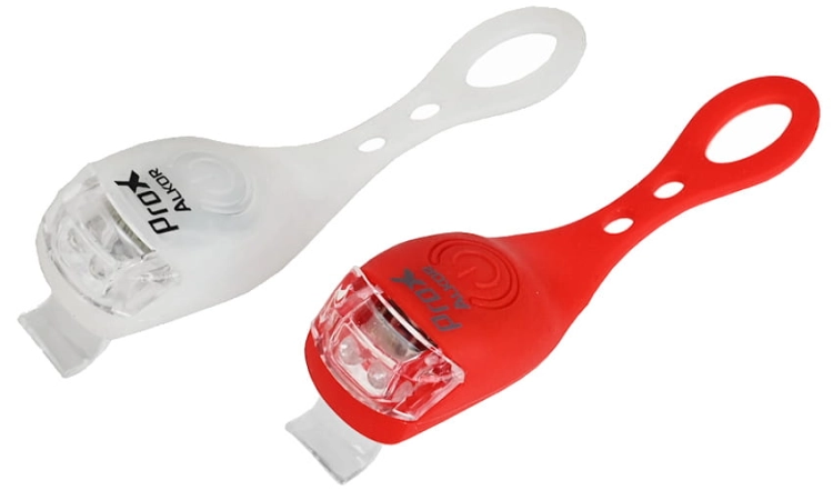 Zestaw lampek ProX ALKOR silikonowe biała/czerwona