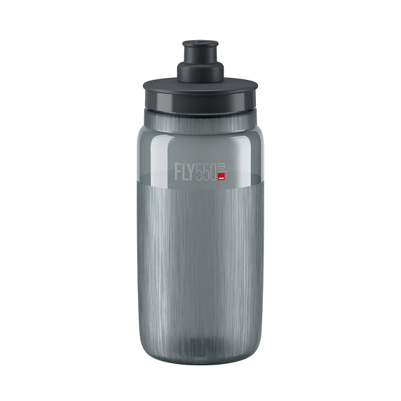 Bidon rowerowy ELITE FLY TEX 550ml - Clear smoke