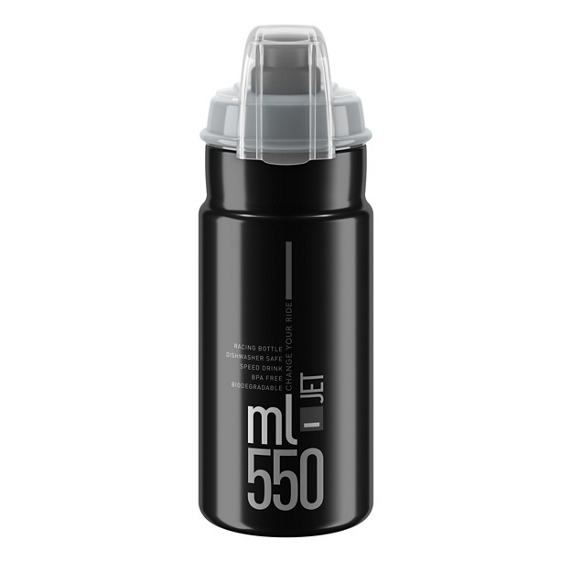 Bidon rowerowy ELITE JET PLUS 550ml