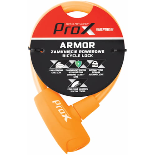 Zapięcie rowerowe Prox Armor spirala 2x600 mm