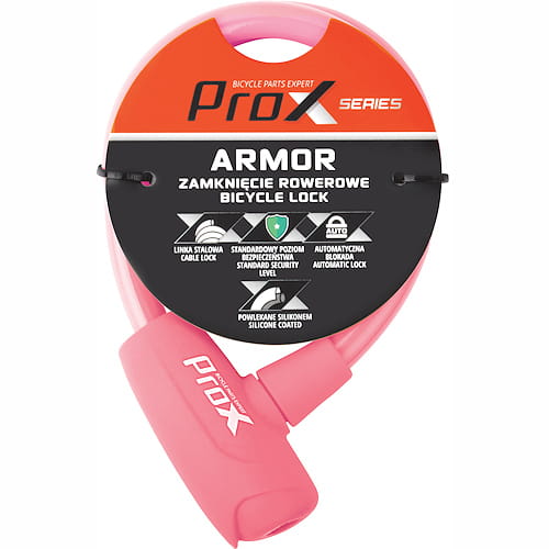 Zapięcie rowerowe Prox Armor spirala 2x600 mm