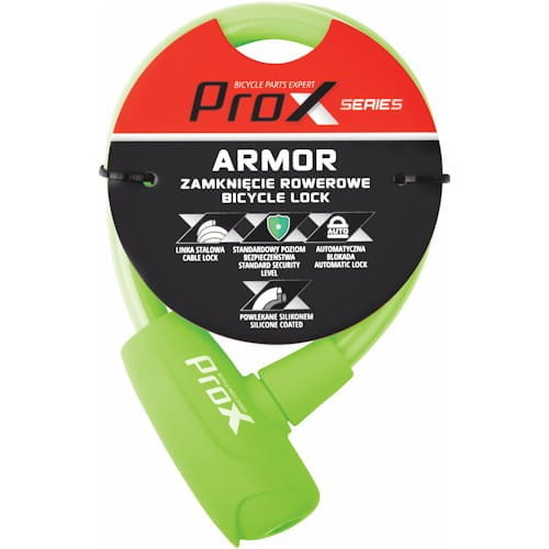 Zapięcie rowerowe Prox Armor spirala 2x600 mm
