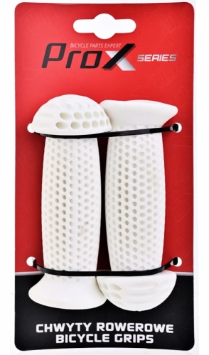 Chwyty rowerowe PROX gp-39b białe 110mm dziecięce
