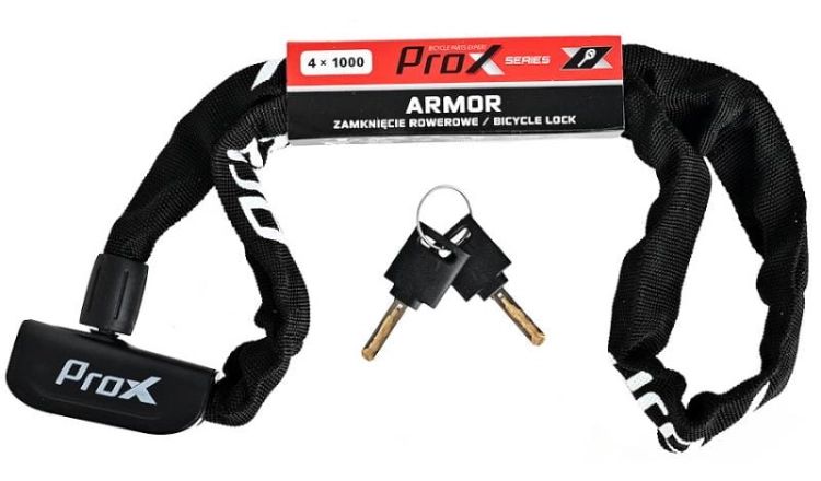 Zamknięcie rowerowe PROX ARMOR – 4 mm × 1000 mm