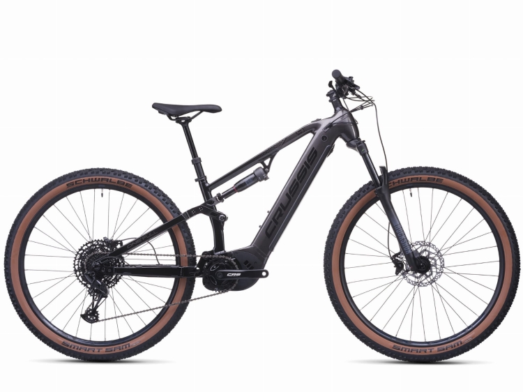Rower elektryczny Crussis One-Full 9.11 894 Wh szary