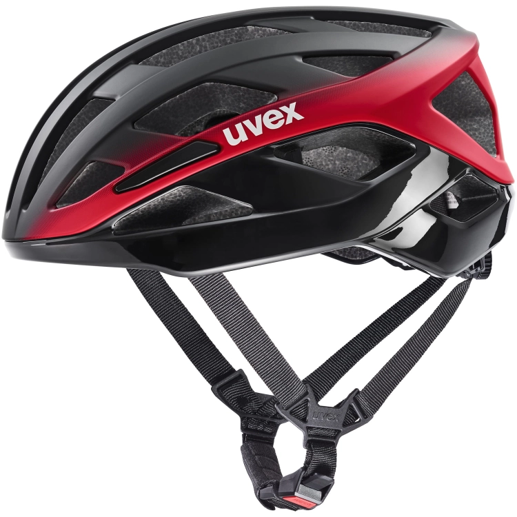 Kask rowerowy Uvex I-volute Black Red Mat