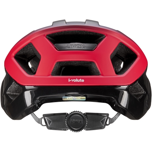 Kask rowerowy Uvex I-volute Black Red Mat
