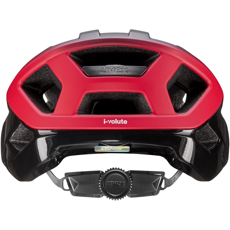 Kask rowerowy Uvex I-volute Black Red Mat