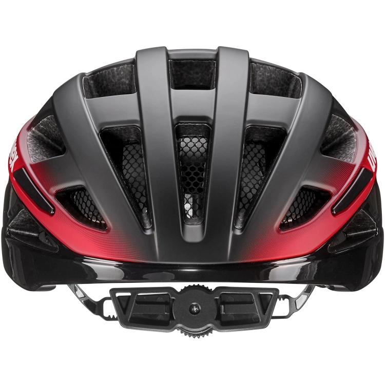 Kask rowerowy Uvex I-volute Black Red Mat