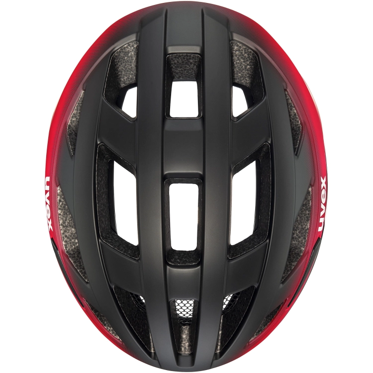 Kask rowerowy Uvex I-volute Black Red Mat