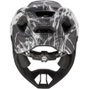 Kask rowerowy Uvex React Jr fullface Balck White Mat