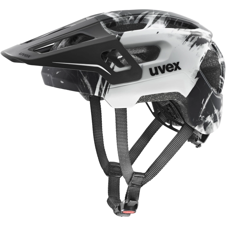 Kask rowerowy Uvex React Jr fullface Balck White Mat