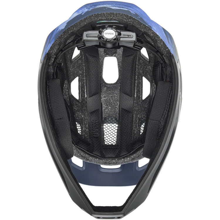 Kask rowerowy Uvex React Jr fullface Dusk Blue Mat