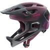 Kask rowerowy Uvex React Jr fullface Cranberry Mat