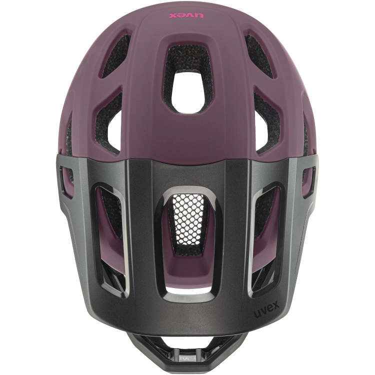 Kask rowerowy Uvex React Jr fullface Cranberry Mat