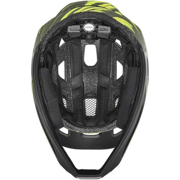 Kask rowerowy Uvex React Jr fullface Dark Olive Mat