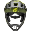 Kask rowerowy Uvex React Jr fullface Dark Olive Mat