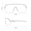 Okulary rowerowe SHIMANO TECHNIUM L PHOTOCHROMIC GRAY (PH)