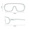 Okulary rowerowe SHIMANO TECHNIUM PHOTOCHROMIC GRAY (PH) Black Matt