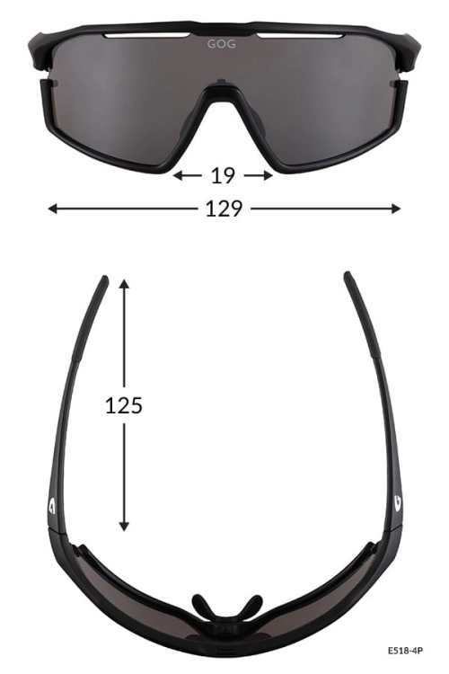Okulary rowerowe GOG VIDAR E518-4P
