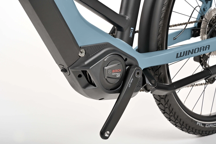 Rower elektryczny Winora Yakun X10 - Low ( Shark Blue )