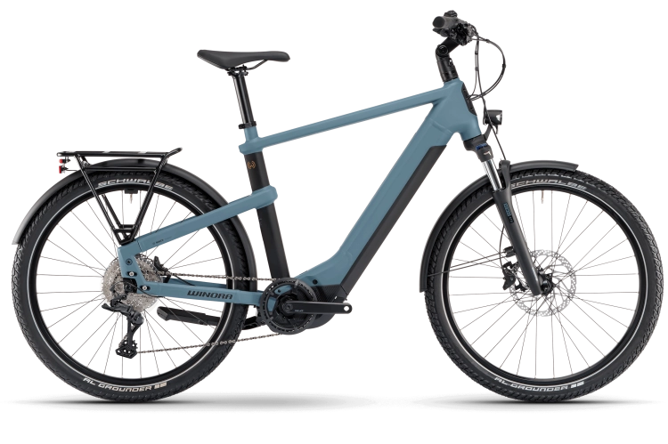 Rower elektryczny Winora Yakun X10 - High ( Shark Blue )