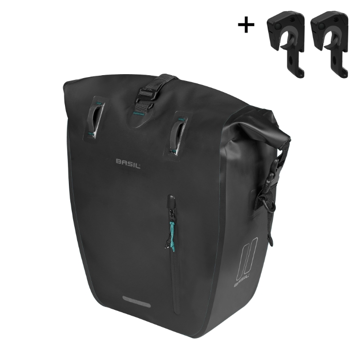 Basil Sakwa pojedyncza RIVO L SINGLE BAG czarny