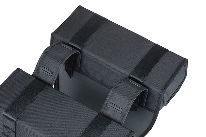 Basil Sakwa podwójna MOVE TRUNKBAG, 10-26L, black