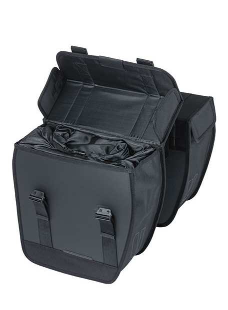 Basil Sakwa podwójna MOVE TRUNKBAG, 10-26L, black