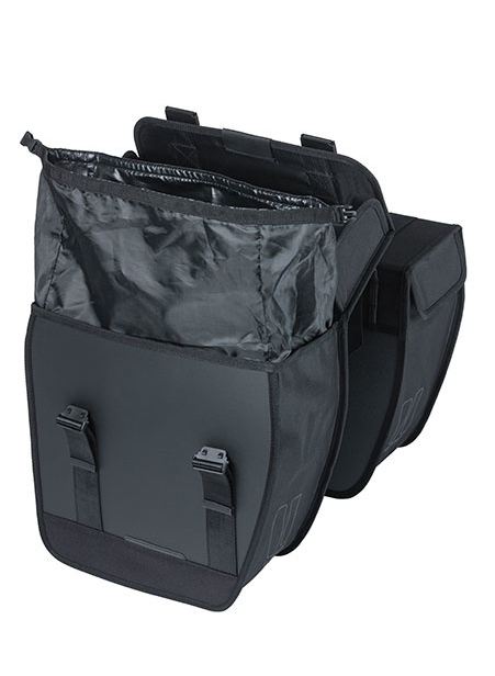 Basil Sakwa podwójna MOVE TRUNKBAG, 10-26L, black
