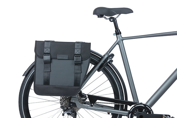 Basil Sakwa podwójna MOVE TRUNKBAG, 10-26L, black
