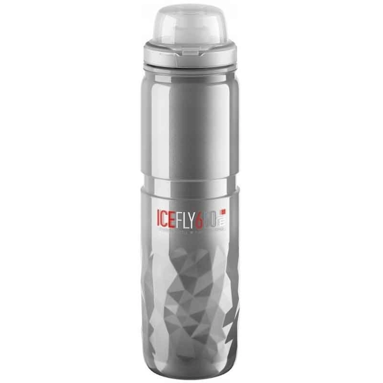 Bidon rowerowy ELITE ICE FLY 650ml - Clear