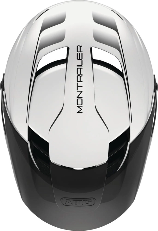 Kask rowerowy ABUS MonTrailer polar white